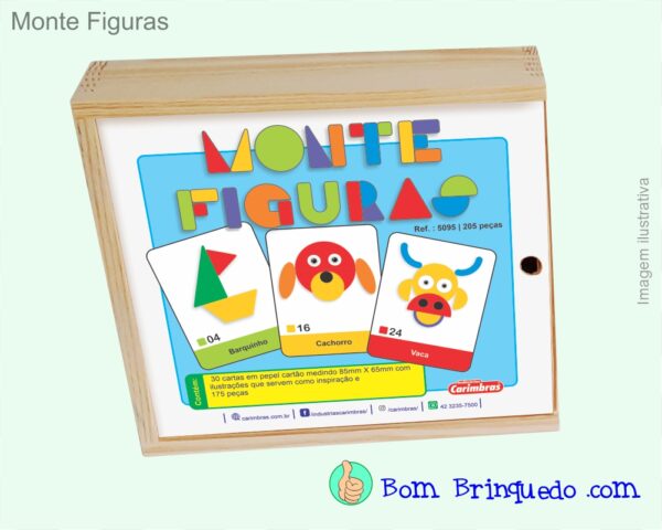 Monte Figuras Carimbrás - Bom Brinquedo