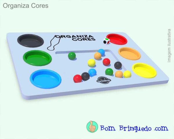 Organiza Cores marca Carimbras - Bom Brinquedo