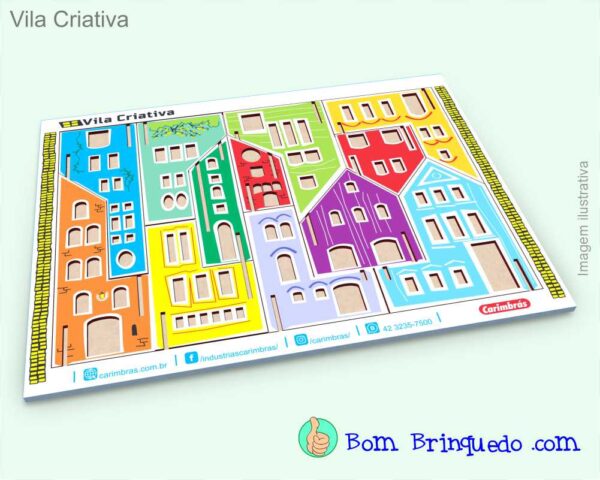 Vila Criativa, marca Carimbrás - Bom Brinquedo